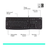 Logitech K120 Full Size Wired USB Plug and Play Keyboard