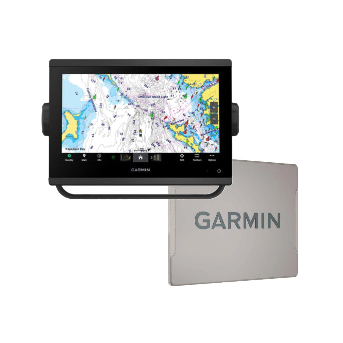 Garmin GPSMAP943XSV 9-Inch Combo Touchscreen Fish Finder/Chartplotter Bundle with Protective Cover