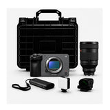 Sony FX5 Cinema Camera with 28-70mm F2 Zoom Lens, Detachable Viewfinder, and Accessories