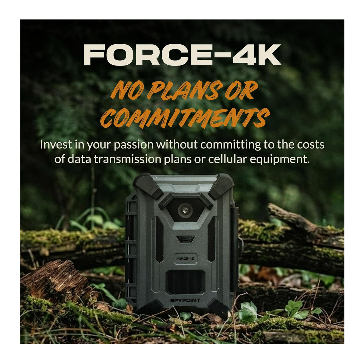 Spypoint FORCE-4K 40MP Trail Camera (2 Pack) Bundle with Solar Panel and Card Reader