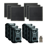 Spypoint FORCE-4K 40MP Trail Camera (6 Pack) Bundle with Solar Panel and Card Reader