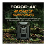 Spypoint FORCE-4K 40MP Trail Camera (6 Pack) Bundle with Solar Panel and Card Reader
