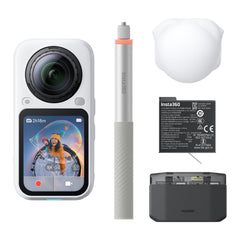 Insta360 X6 360° 8K 120MP Action Camera Essentials Bundle (Arctic White)
