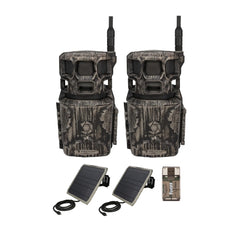 Stealth Cam Revolver Pro 3.0 360-Degree Cellular Trail Camera (2-Pack) Bundle with Accessories