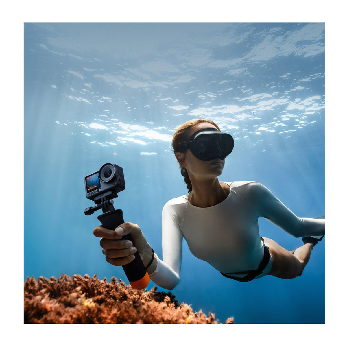 DJI Osmo Action 6 8K Waterproof Action Camera Adventure Combo with Batteries and Accessories