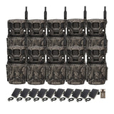 Stealth Cam Revolver Pro 3.0 360-Degree Cellular Trail Camera (10-Pack) Bundle with Accessories