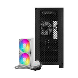 Cooler Master Elite 301 Lite Mini Tower PC Case Bundle with MasterLiquid 240L ARGB Liquid Cooler