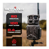 Stealth Cam Revolver Pro 3.0 360-Degree Cellular Trail Camera and Solar Battery Pack (Bundle)
