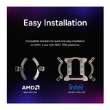 Cooler Master 360 Core II ARGB CPU Liquid Cooler (Infinity Mirror White)