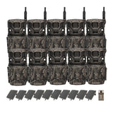 Stealth Cam Revolver Pro 3.0 360 Cellular Trail Camera (10-Pack) Bundle with Solar Pack and Reader