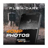 Spypoint FLEX DARK 40MP Cellular Trail Camera (2-Pack) Bundle with Solar Panels and Card Reader
