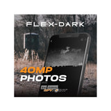 Spypoint FLEX DARK 40MP Cellular Trail Camera Bundle with Solar Panel and Card Reader