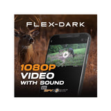 Spypoint FLEX DARK 40MP Cellular Trail Camera Bundle with Solar Panel and Card Reader