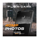 Spypoint FLEX DARK 40MP Cellular Trail Camera (6-Pack) Bundle with Solar Panels and Card Reader