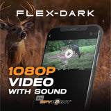 Spypoint FLEX DARK 40MP Cellular Gray Trail Camera (6-Pack) Bundle with Solar Panels and Card Reader