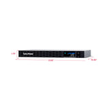CyberPower CP1000PFCRM1U 1000VA/600W 1U Sinewave Rackmount UPS with Automatic Voltage Regulation