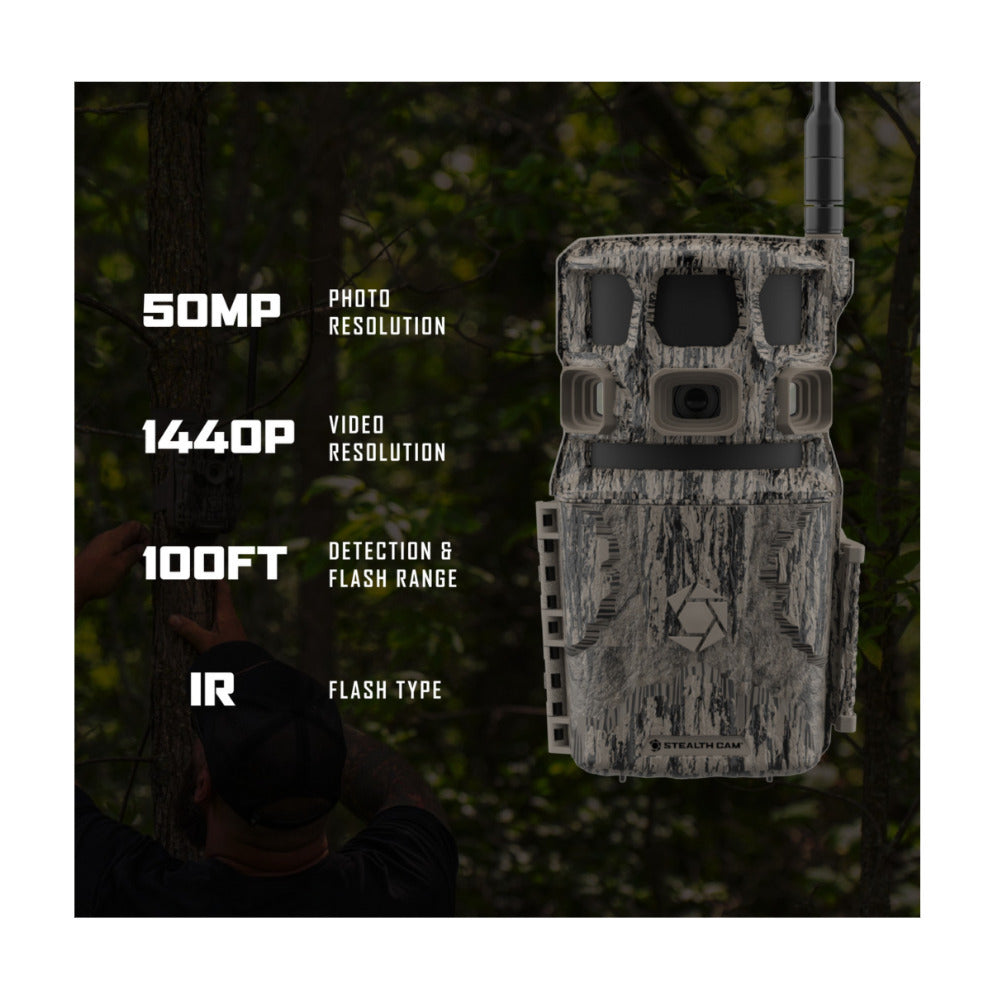 Stealth Cam Revolver Pro 3.0 Cellular Trail Camera Bundle with Solar Power Panel and Card Reader
