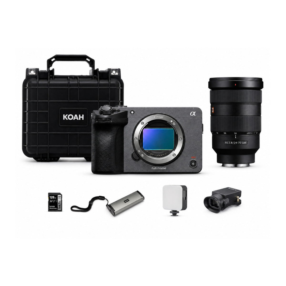 Sony FX5 Cinema Camera with 28-70mm f/2 GM Lens and Accessories Bundle