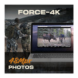 Spypoint FORCE-4K 40MP Trail Camera Rugged Exterior with SPLB-10 Compact Solar Panel Bundle