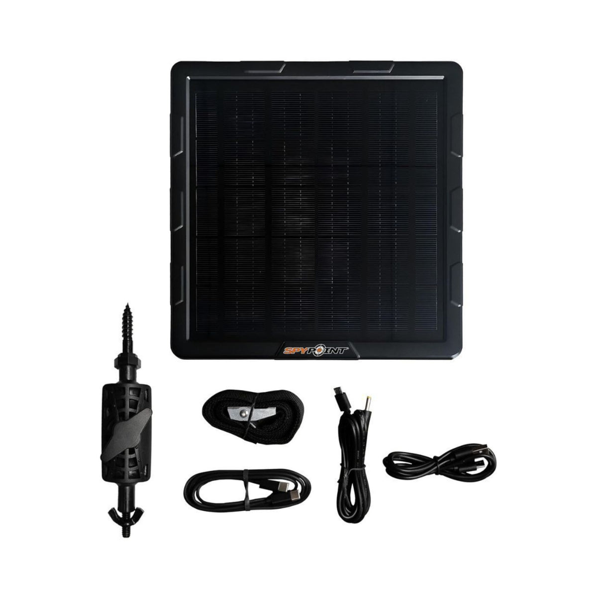 Spypoint FORCE-4K 40MP Trail Camera Rugged Exterior with SPLB-10 Compact Solar Panel Bundle
