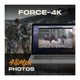 Spypoint FORCE-4K Trail Camera Rugged Exterior with SPLB-10 Compact Solar Panel Bundle