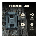 Spypoint FORCE-4K Trail Camera 40MP with SPLB-10 Compact Solar Panel Bundle