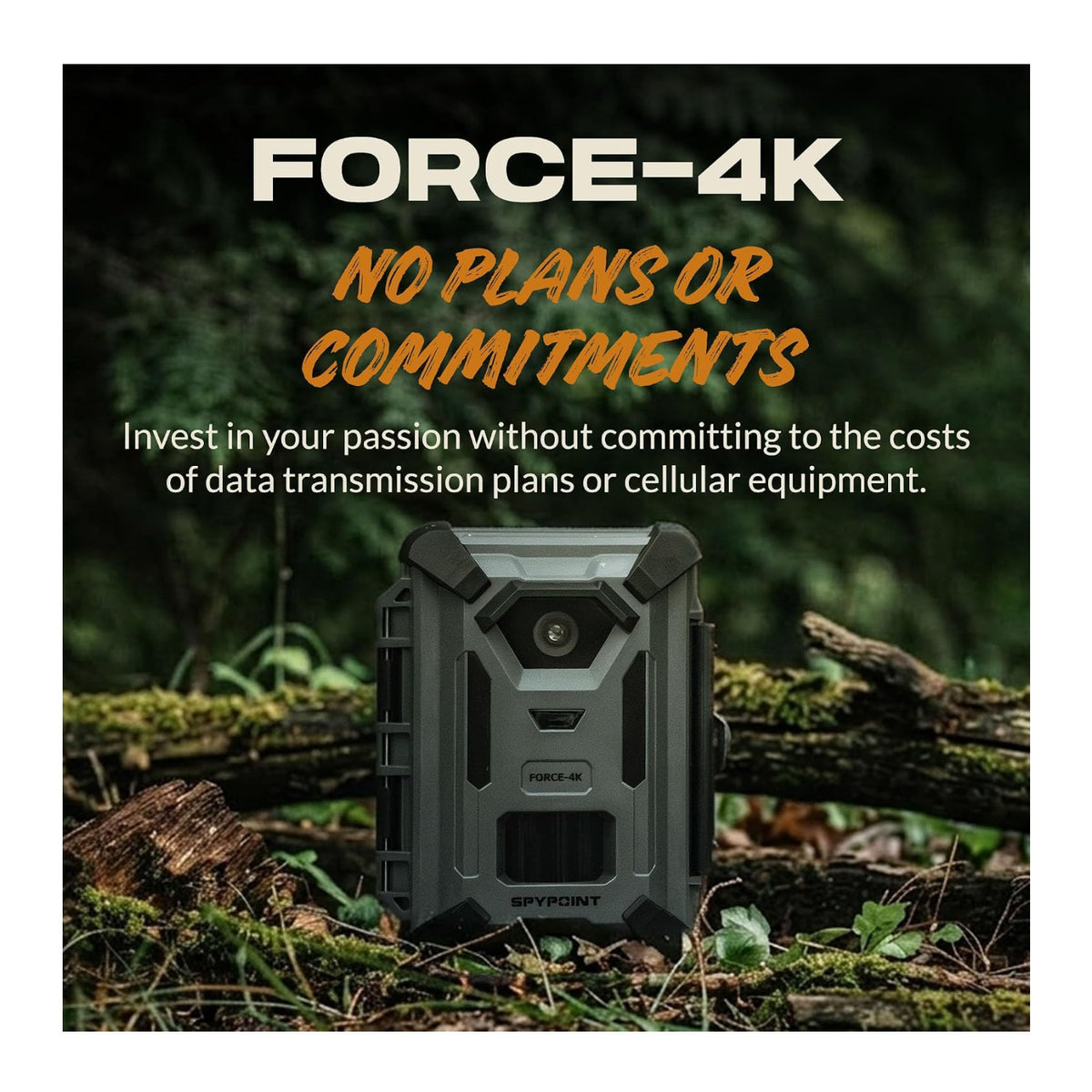 Spypoint FORCE-4K Trail Camera 40MP with SPLB-10 Compact Solar Panel Bundle