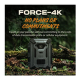 Spypoint FORCE-4K 40MP Trail Camera with SPLB-10 Solar Panel Bundle