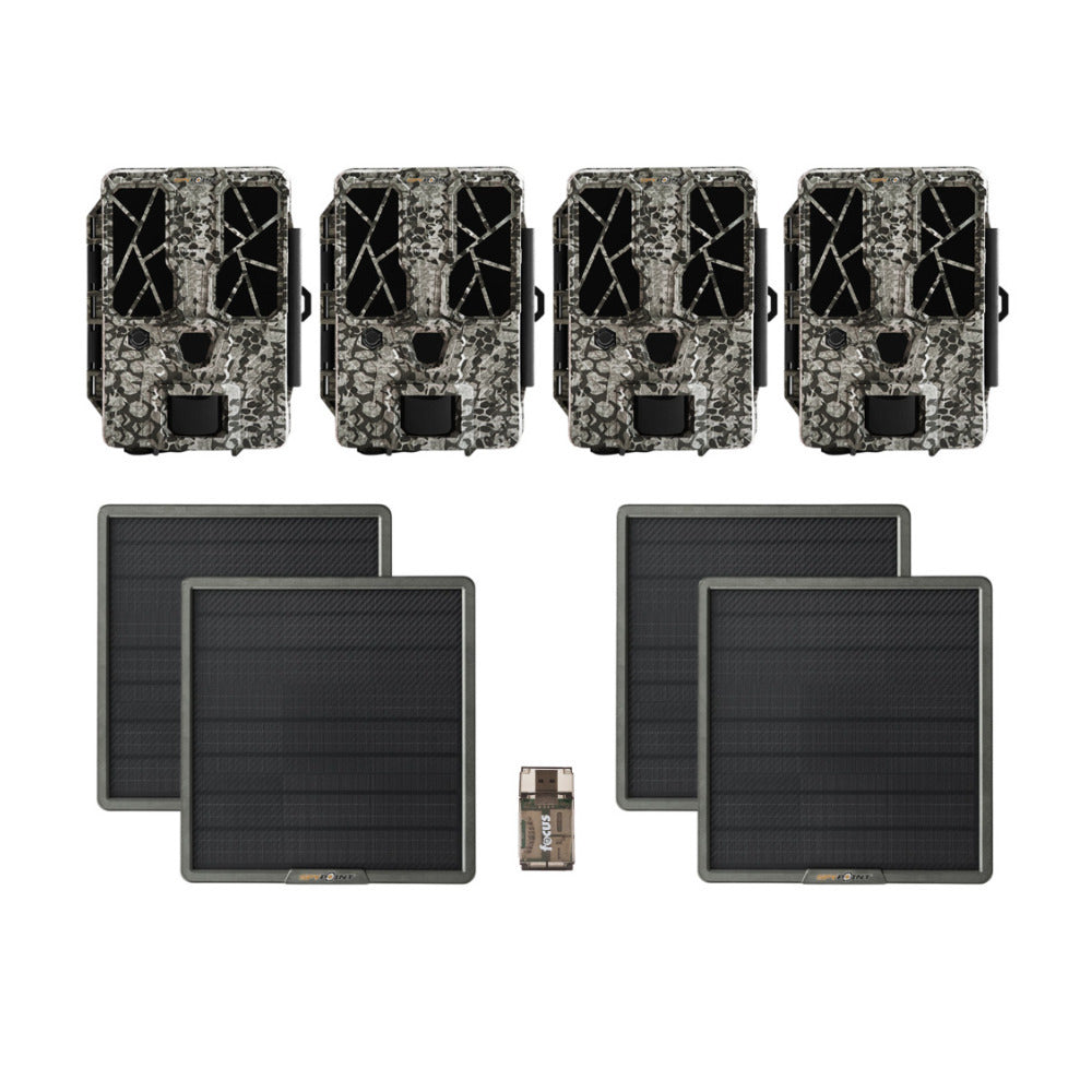 Spypoint 10-Watt Battery Solar Panel (15,000mAh) with FORCE-PRO Trail Camera Bundle