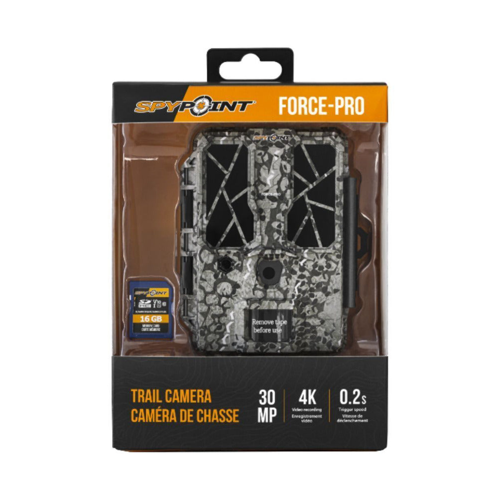 Spypoint 10-Watt Battery Solar Panel (15,000mAh) with FORCE-PRO Trail Camera Bundle