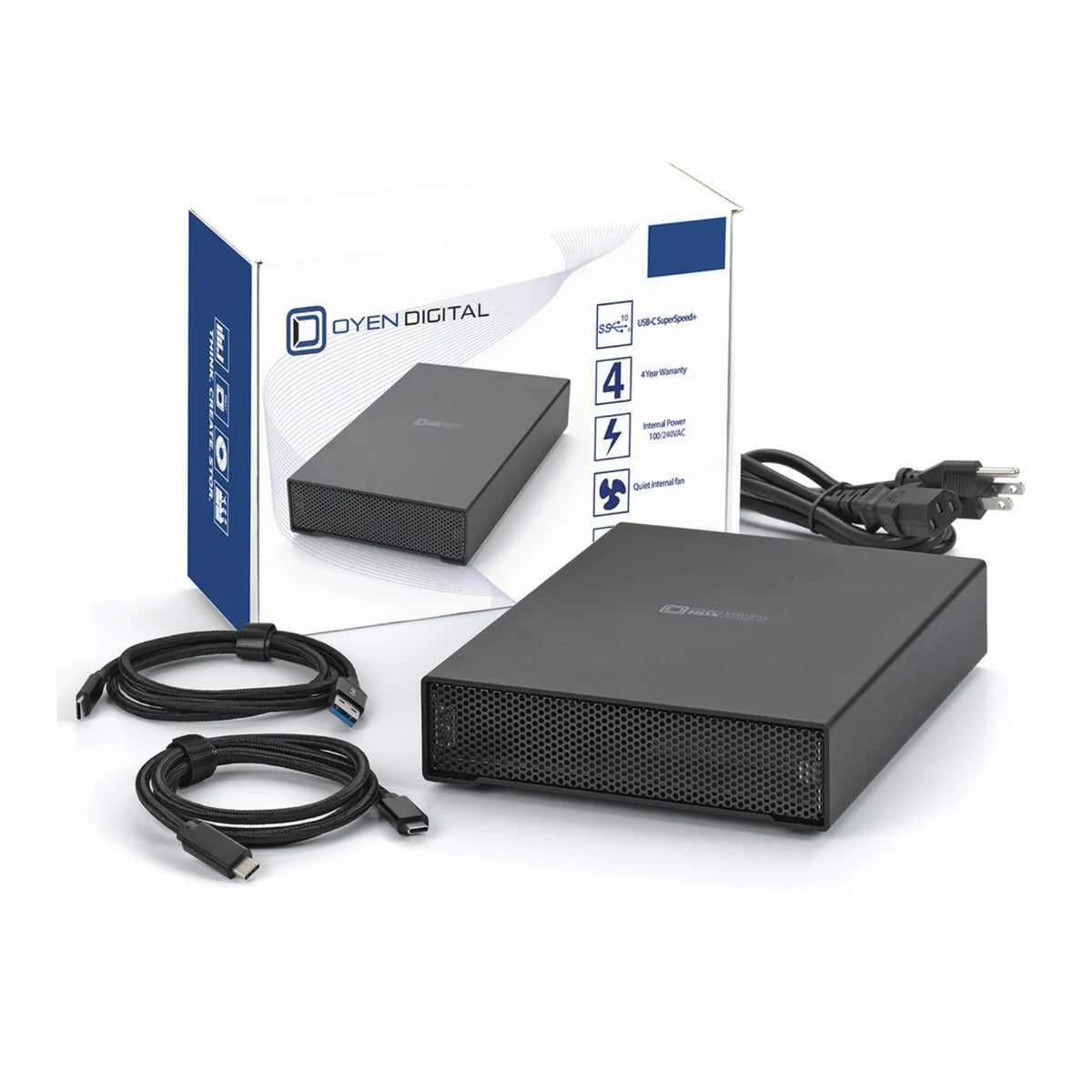 Oyen Digital HDX Pro C 10TB Enterprise External Hard Drive with Dual USB-C Port