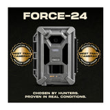 Spypoint FORCE-24 2K Non-Cellular Trail Camera Bundle with Solar Panel and High-Speed Card Reader