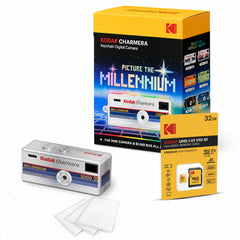 Kodak Charmera Millenium Edition Keychain Digital Camera (Single Blind Box) Bundle with 32GB Card