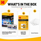 Kodak Charmera Millenium Edition Keychain Digital Camera (Single Blind Box) Bundle with 32GB Card