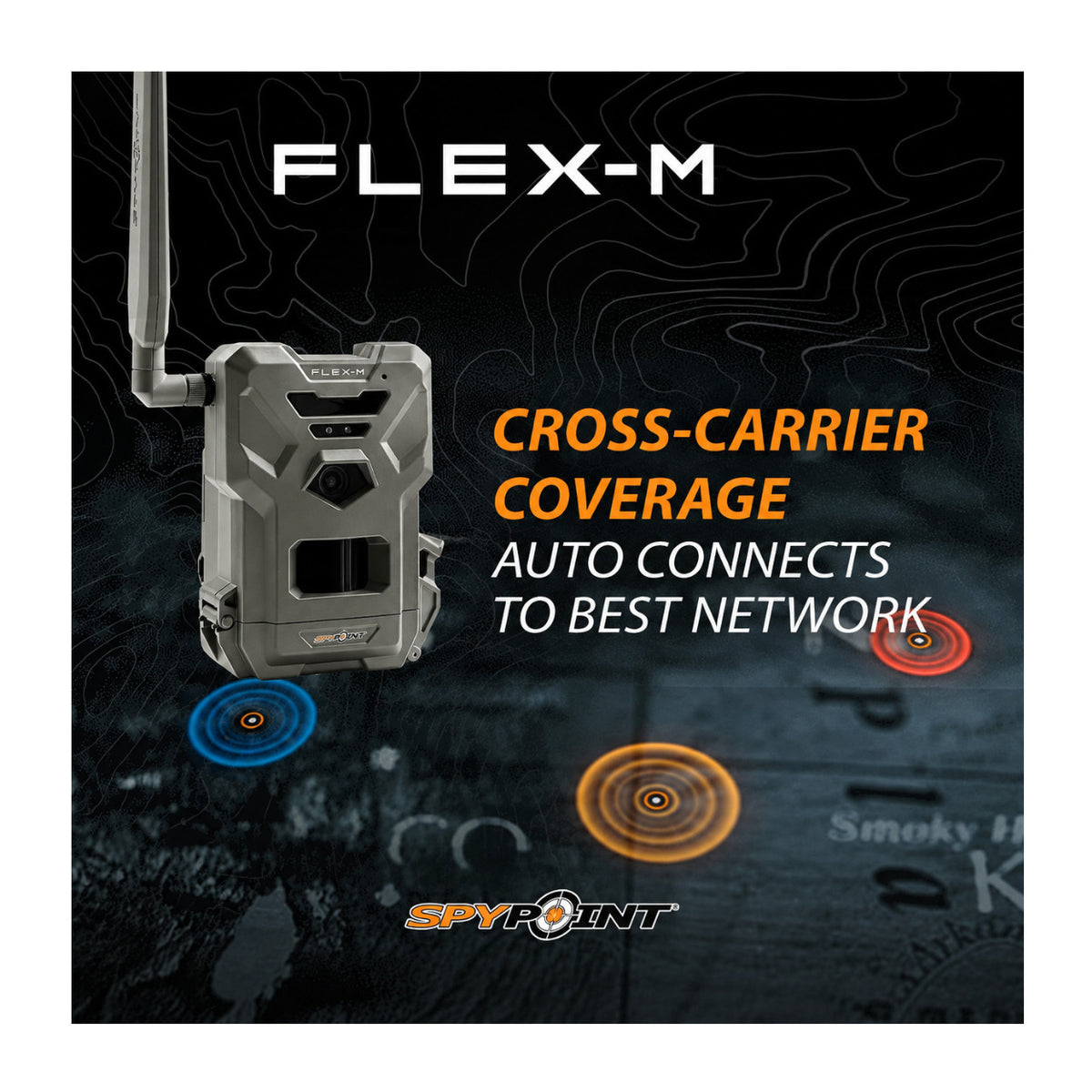 Spypoint Flex-M Trail Camera 2-Pack with Solar Panels and Card Reader (5 Items)