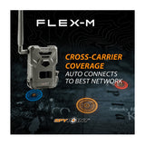 Spypoint Flex-M Trail Camera 4-Pack with Solar Panels and Card Reader (9 Items)
