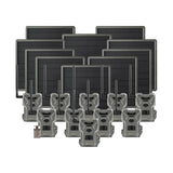 Spypoint Flex-M Trail Camera 10-Pack with Solar Panels and Reader (21 Items)