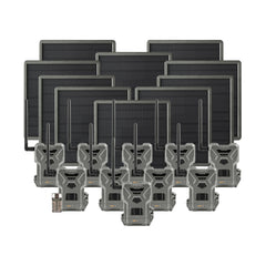 Spypoint Flex-M Trail Camera 10-Pack with Solar Panels and Reader (21 Items)