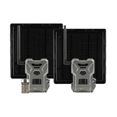 Spypoint Flex-M Trail Camera 2-Pack with 5W Solar Panels and Reader (5 Items)