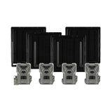 Spypoint Flex-M Trail Camera 4-Pack with 5W Solar Panels and Reader (9 Items)