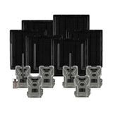 Spypoint Flex-M Trail Camera 6-Pack with 5W Solar Panels and Reader (13 Items)