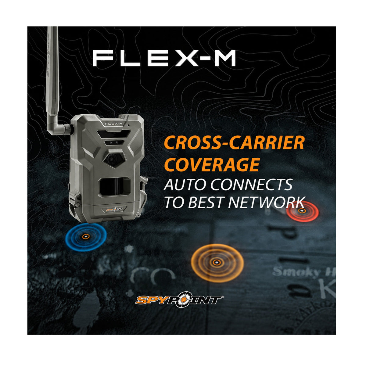 Spypoint Flex-M Trail Camera 6-Pack with 5W Solar Panels and Reader (13 Items)
