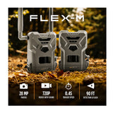Spypoint Flex-M Trail Camera 10-Pack with 5W Solar Panels and Reader (21 Items)