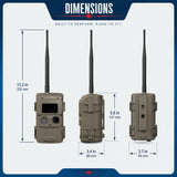 Cuddeback CuddeLink IR Camera (6 Total) with Cell Home, Power Bank and Accessories Bundle