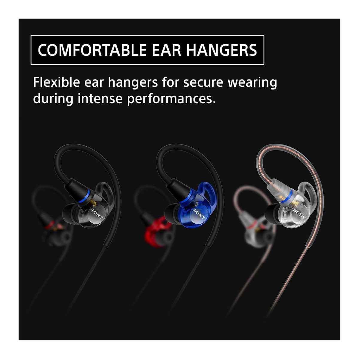 Sony IER-M500 Wired In-Ear Monitor Earphones (Clear)