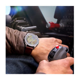 Garmin D2 Mach 2 47mm Multi-band GPS Aviator Smartwatch with Aviation Maps (Titanium / Oxford Brown)