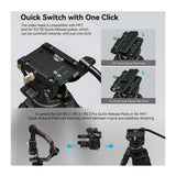 SmallRig FreeBlazer Heavy-Duty Carbon Fiber Tripod Kit with Fluid Head for Video