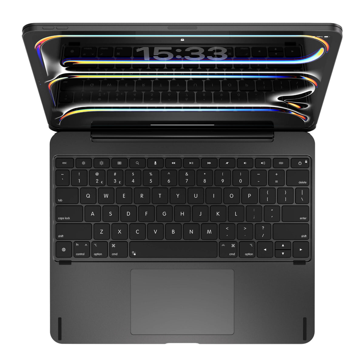 Brydge Max 13.0 Aluminum Keyboard for 13 Inch iPad Pro (Graphite Black Chrome)