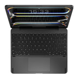 Brydge Max 13.0 Aluminum Keyboard for 13 Inch iPad Pro (Graphite Black Chrome)