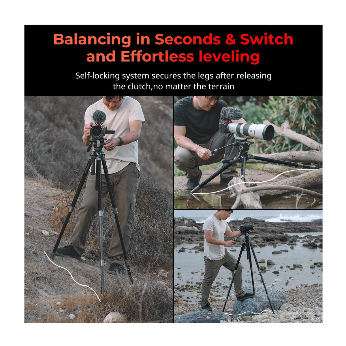 SmallRig x Potato Jet TRIBEX SE Hydraulic Aluminum Alloy Tripod with Integrated Fluid Head